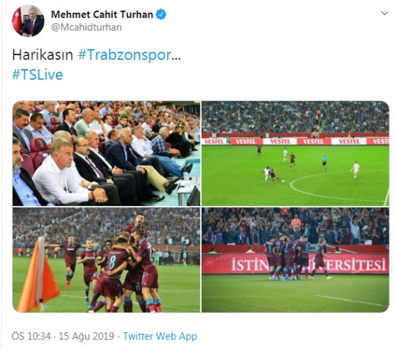 Trabzonspor'a tebrik yağdı! 9