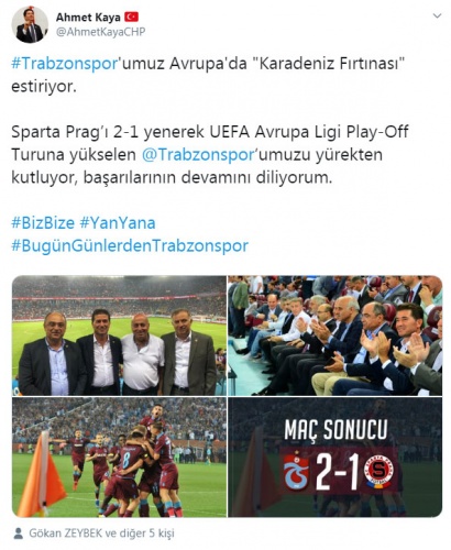Trabzonspor'a tebrik yağdı! 15