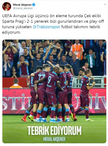 Trabzonspor'a tebrik yağdı! 13