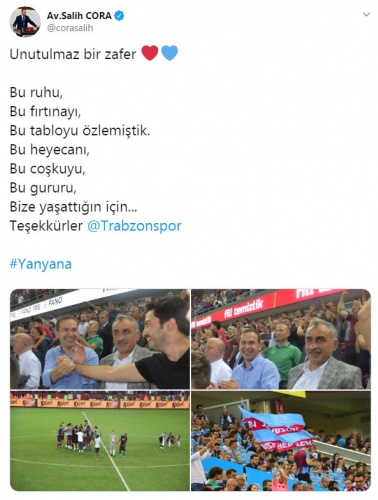 Trabzonspor'a tebrik yağdı! 3