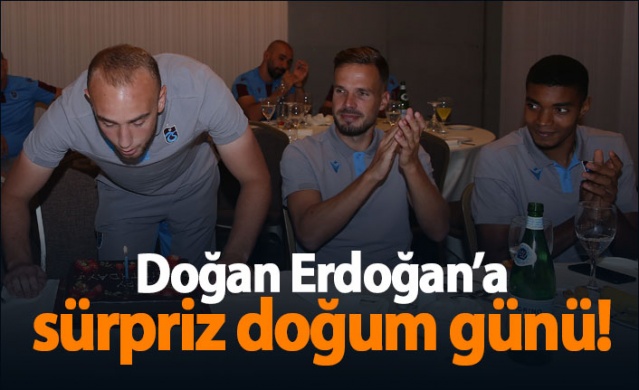 Trabzonspor'dan Doğan Erdoğan'a sürpriz doğum günü! 1