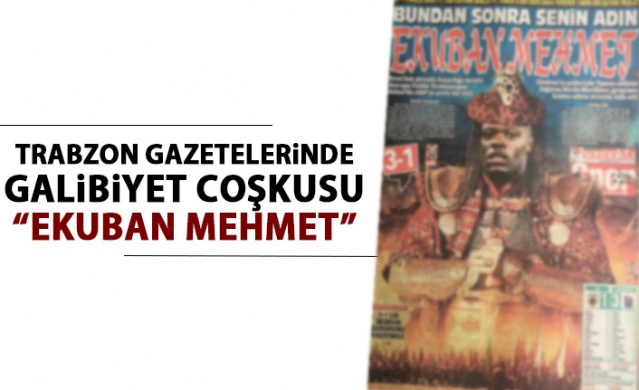 Trabzon Gazetelerinde AEK Galibiyeti coşkusu 1