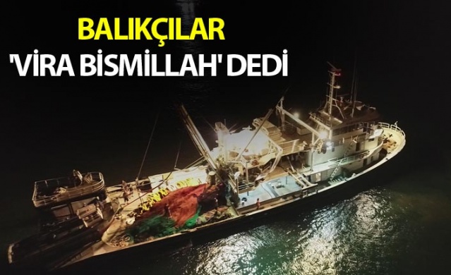 Trabzon'da Balıkçılar 'Vira Bismillah' dedi 1