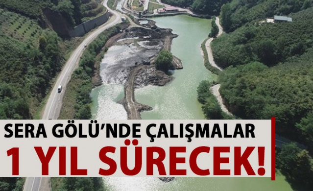 Trabzon'un turizm bölgesi Sera Gölü'nün temizlenmesi 1 yıl sürecek! 1