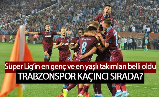 İşte Süper Lig'in en genç ve en yaşlı takımı! Trabzonspor kaçıncı sırada? Foto Galerii 1