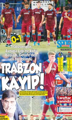 Trabzon Gazetelerinden Getafe manşetleri 5