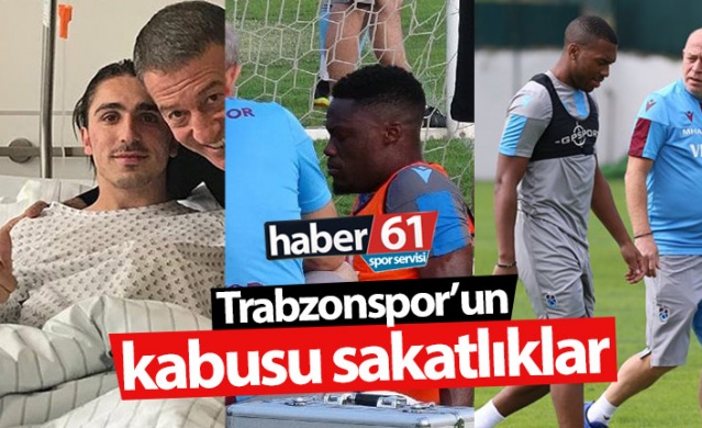 Trabzonspor'un kabusu sakatlıklar 1