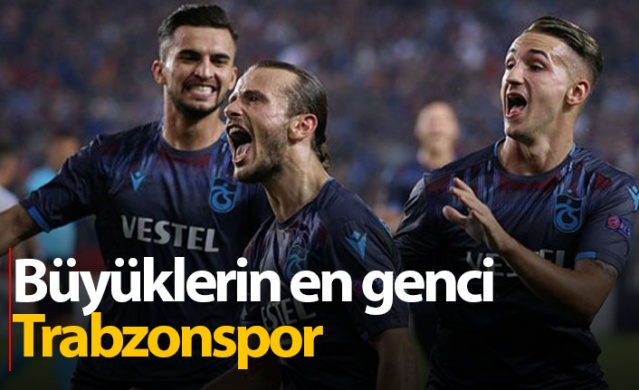 Büyüklerin en genci Trabzonspor 1