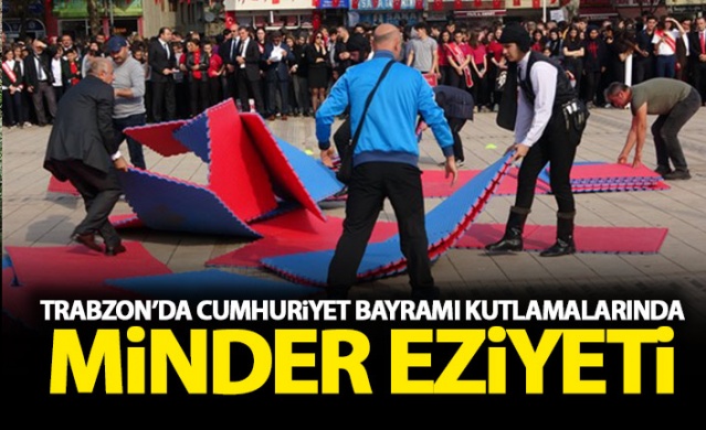 Trabzon'da gösterilerde minder eziyeti 1