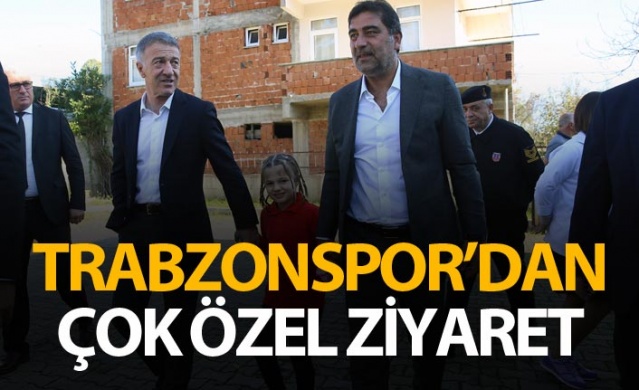Trabzonspor'dan çok özel ziyaret 1