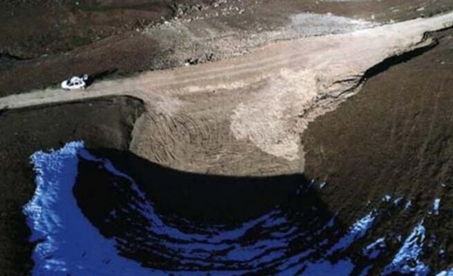 Yok olan 'Dipsiz Göl'e su verilmeye başlandı 19