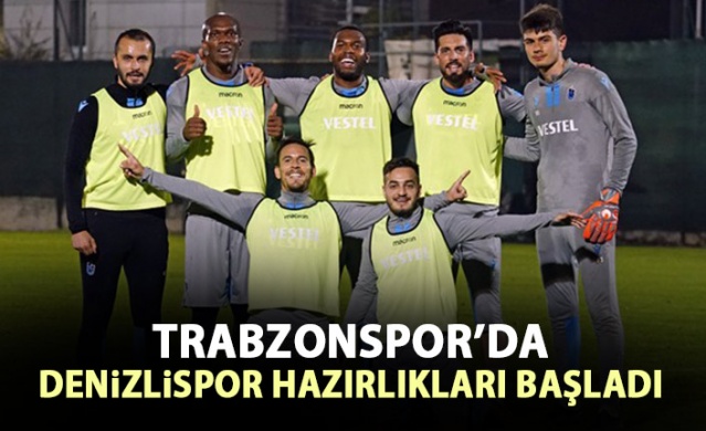 Trabzonspor'da Denizlispor maçı hazırlıkları başladı 1