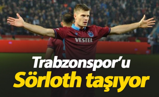 Trabzonspor'u Sörloth taşıyor 1