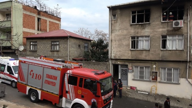 Trabzon'da 3 kişi yanmaktan son anda kurtuldular 2