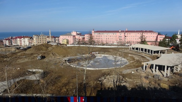Trabzon'da millet bahçesi şekillenmeye başladı 2