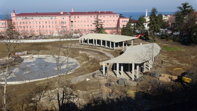 Trabzon'da millet bahçesi şekillenmeye başladı 6