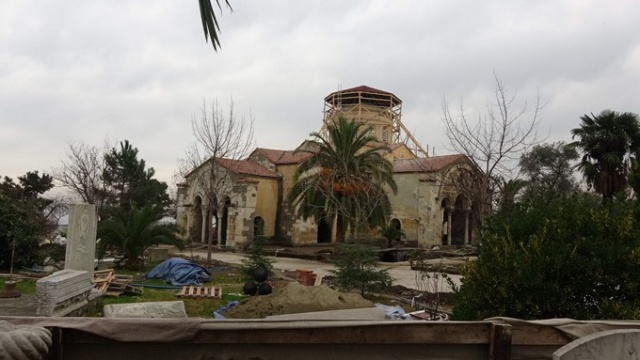 Ayasofya'daki restorasyonda son durum 3
