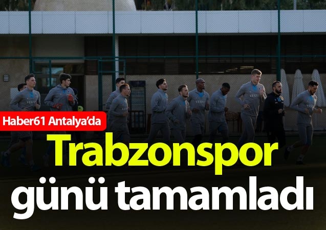 Trabzonspor ikinci yarı hazırlıklarını Belek'te sürdürüyor. 15 Eylül 2022 1