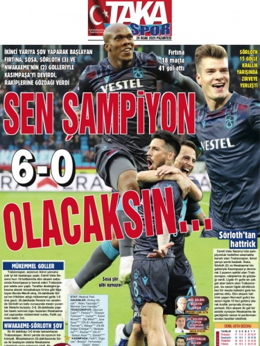 Trabzon Gazetelerinde galibiyet manşetleri 4