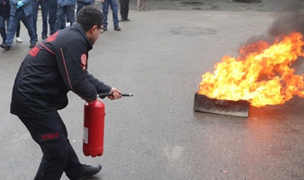 Trabzon'da afet ve yangın tatbikatı 7