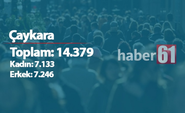 Trabzon'da ilçelerin nüfusları - 2019 8