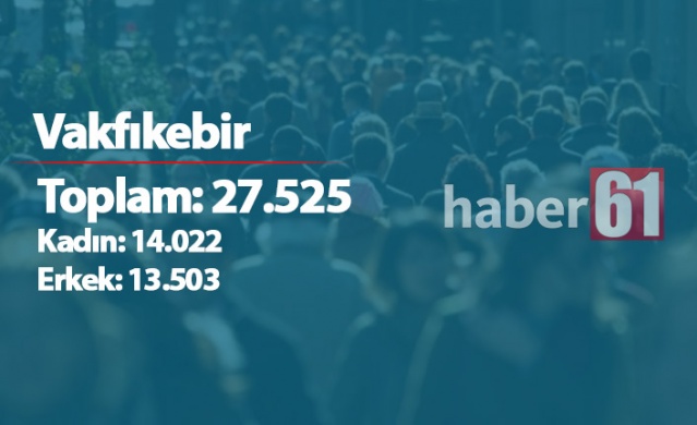 Trabzon'da ilçelerin nüfusları - 2019 13
