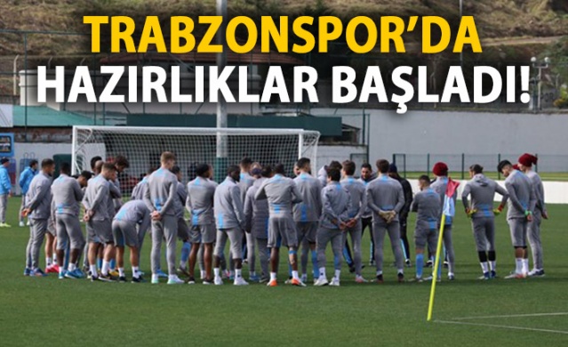 Trabzonspor - Gençlerbirliği maçı hazırlıklarına başladı 1