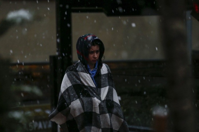 Ankaralılar güne kar yağışıyla uyandı! 1