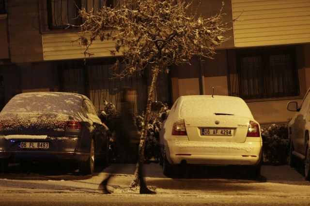 Ankaralılar güne kar yağışıyla uyandı! 5