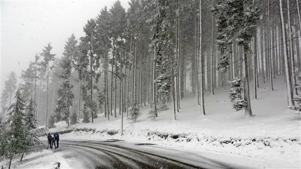 Trabzon'da kar yağışı devam ediyor 15