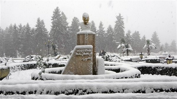 Trabzon'da kar yağışı devam ediyor 4