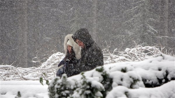 Trabzon'da kar yağışı devam ediyor 8
