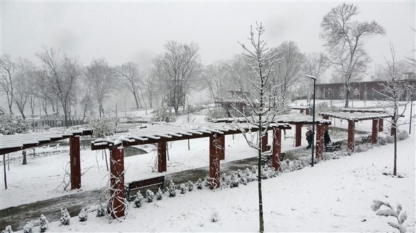 Trabzon'da kar yağışı devam ediyor 13
