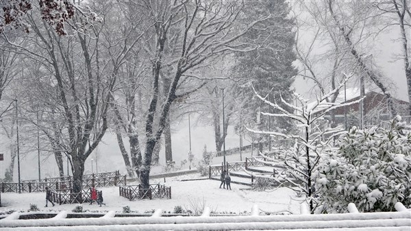 Trabzon'da kar yağışı devam ediyor 5