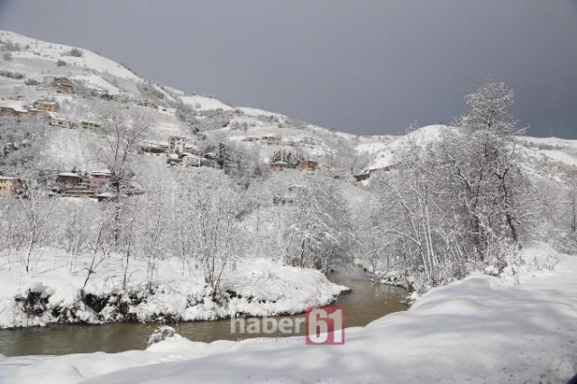 Trabzon'dan kar manzaraları 14