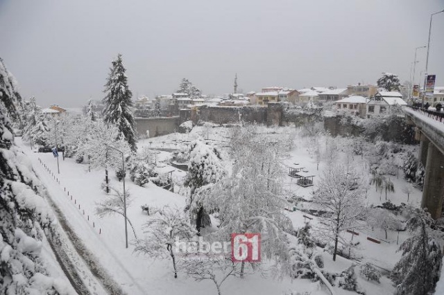 Trabzon'dan kar manzaraları 6