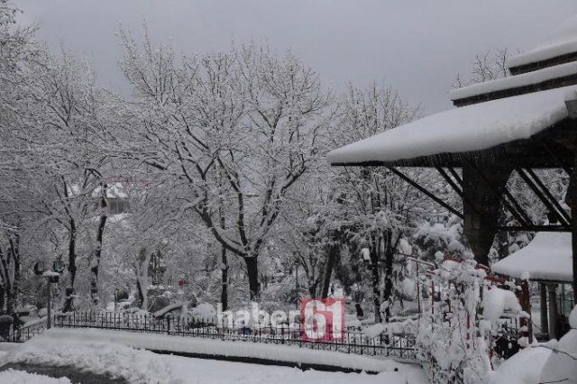 Trabzon'dan kar manzaraları 12