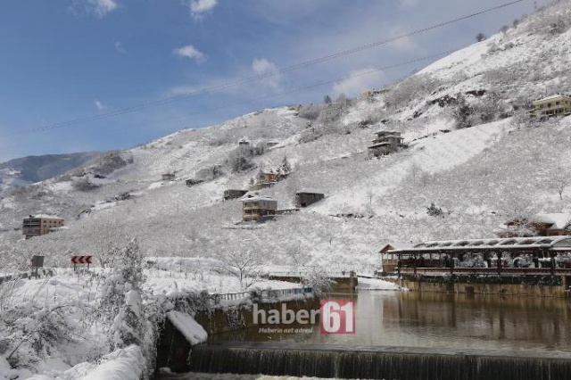 Trabzon'dan kar manzaraları 4