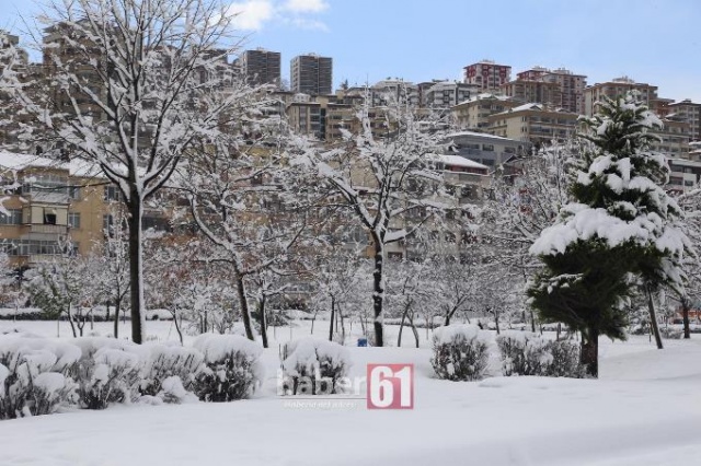 Trabzon'dan kar manzaraları 8