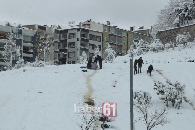 Trabzon'dan kar manzaraları 13
