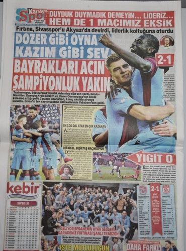 Trabzon basınından şampiyonluk sözleri 10
