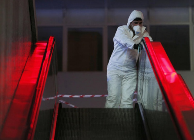 Başkentte metro ve Ankaray istasyonlarında "virüs" temizliği 15