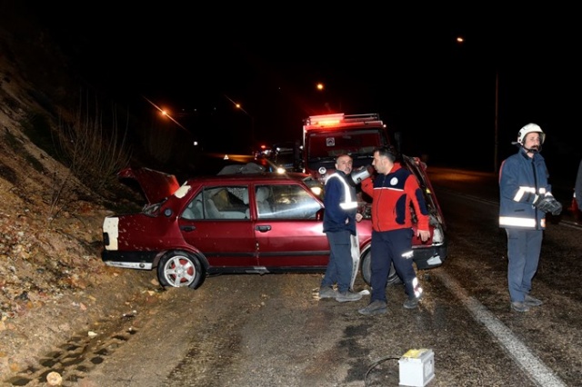 Gümüşhane Trabzon yolunda bir garip kaza 5