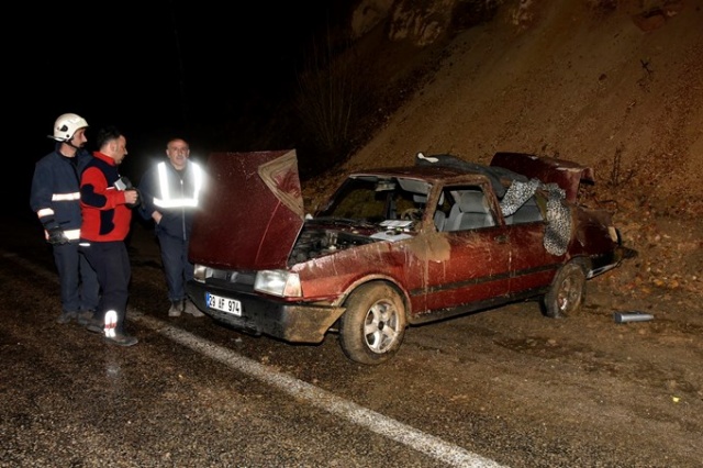 Gümüşhane Trabzon yolunda bir garip kaza 3