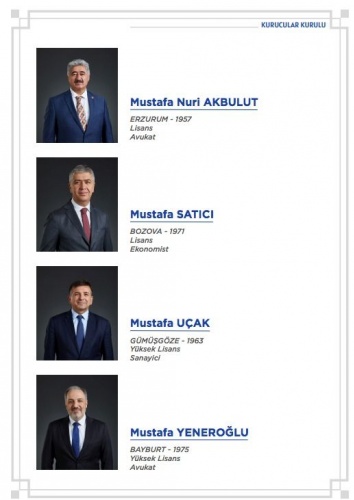 Babacan'ın partisinin kurucu listesi. 8