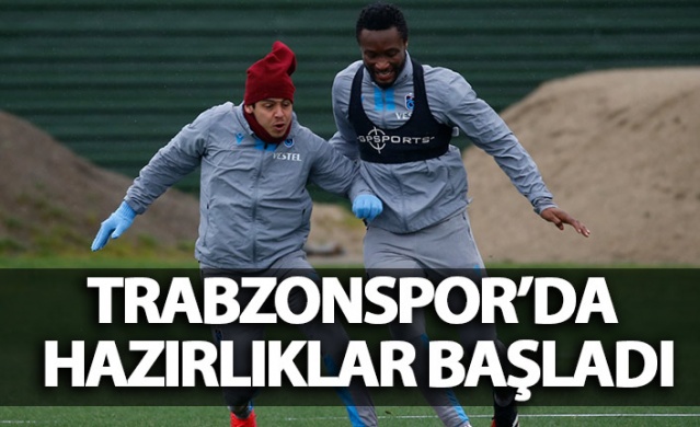 Trabzonspor'da antrenmanlar sürüyor 1