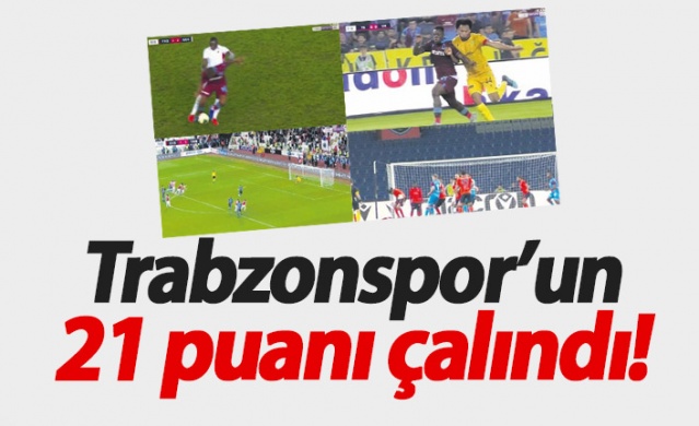 Trabzonspor'un 21 puanı çalındı 1