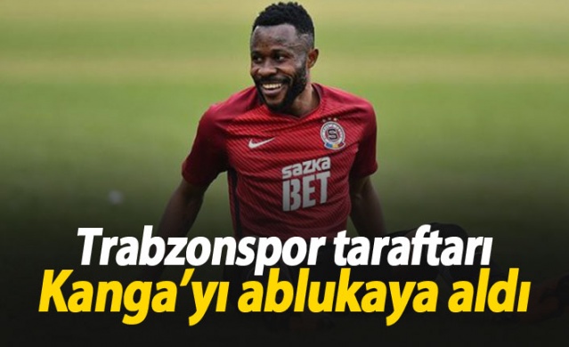 Trabzonsporlu taraftarlar Kanga'yı ablukaya aldı 1