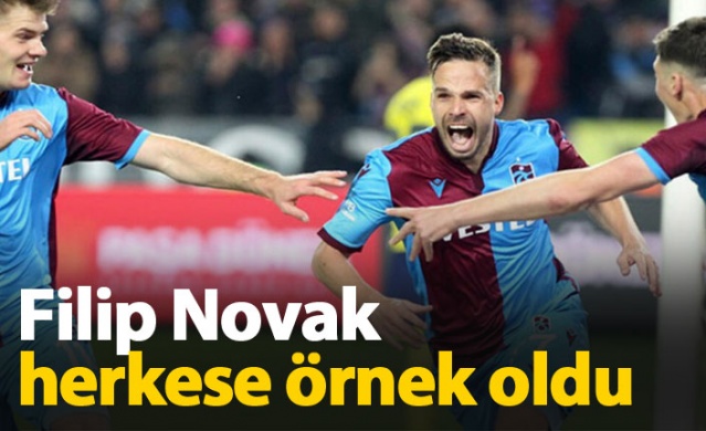 Trabzonspor'da örnek isim Novak 1