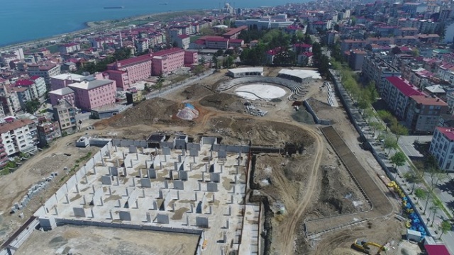 Trabzon’da Millet Bahçesi’nin inşaatı sürüyor! İşte son durum 10